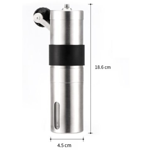 Coffee Bean Grinder Hand-Crank Coffee Bean Grinder Mini Stainless Steel Coffee Grinder