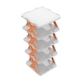 thumbnail image 2 of TopLLC Shoe Rack Organizer Fashion Scandinavian Style Household Storage Shelves Multilayer Detachable Living Room Dormitory Organizing Rack DIY Simplistic Shoe Racks Plastic Five Tier DIY Simple Shelf, 2 of 6