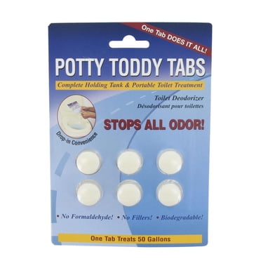 Traitement de Réservoir de Stockage des Déchets Potty Toddy Tabs 6/CD