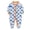 C-Blue, variant on Zwiiyzr 2025 0-1T Unisex Baby Girls Boys Long Sleeve Button Onesie Solid Newborn Footie One-Piece Infant Romper Jumpsuit White