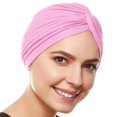 thumbnail image 1 of Beemo Bonnet de Bain pour Femmes Turban de Bain - Polyester Turban Torsadé Plissé Couvre-Tête - Rose Pâle, 1 of 1
