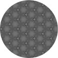 thumbnail image 1 of Ahgly Company Machine Washable Indoor Round Transitional Platinum Gray Area Rugs, 5' Round, 1 of 7