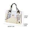 thumbnail image 4 of One Shoulder Crossbody Bag Leather Large Capacity Multi Compartment Women Bag, 4 of 9