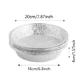 thumbnail image 3 of TIELUTT 10Pcs Disposable Pizza Pans Round Aluminum Trays Freezer Oven Serving Baking Sheet Baking Sheets Nonstick Large Baking Racks for Oven Use Air Fry Oven Pans and Trays Baking Racks for Oven Use, 3 of 7