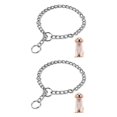 thumbnail image 3 of Baohd Pet Walking Chain Lightweight And Sturdy Metal Collar For Comfortable Pet Walks Dog Chain Collars 2Set, 3 of 6