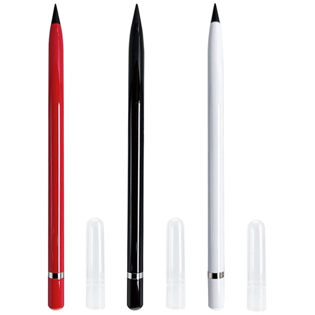 3Pcs Inkless Pencil Everlasting Sketch Pencil Student Pencil Portable Pencils Writing Pencils