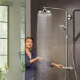 thumbnail image 4 of Shower Head Adjustable Angle High Pressure Waterfall Bathroom Showerhead Replacement, 4 of 9