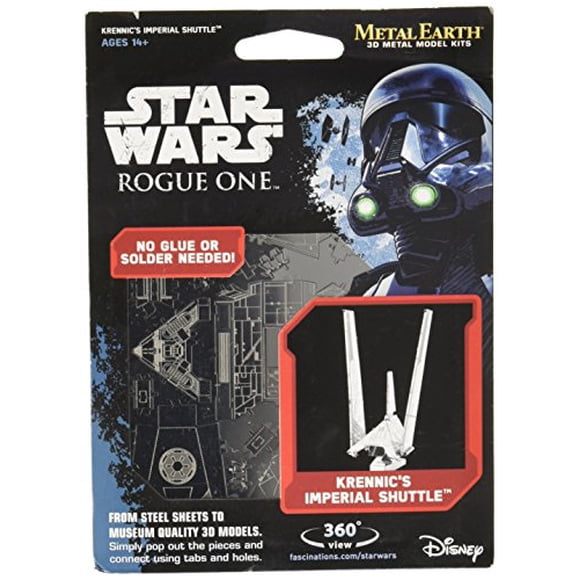 Metal Earth Fascinations Star Wars Rogue One Krennics Imperial Shuttle 3D Metal Model Kit