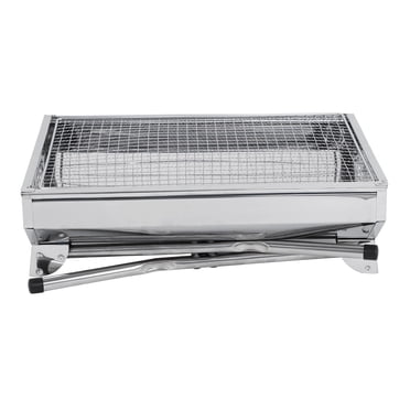 DJN Clearance Sale Barbecue Grill Grill Barbecue Portable BBQ Stainless Steel Folding BBQ Kabab Grill Camping Grill Tabletop Grill Hibachi Grill For Shish Kabob Portable Small Grill
