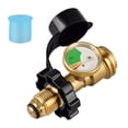 thumbnail image 1 of Universal Propane Tank Adapter with Gauge Converts QCC1/Type 1 Propane Tank Gauge Level Indicator for RV Campe, Cylinder, 1 of 7