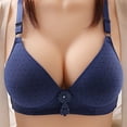 thumbnail image 1 of TIMIFIS Womens Plus Size Bra,Woman's Gathered Together Large Size Daily Bra Underwear No Rims Everyday Adjusting Bralette, 1 of 3