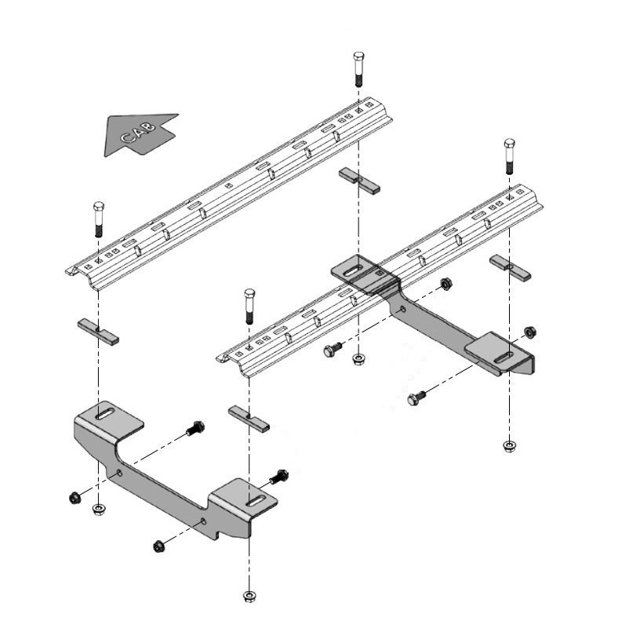 DEMCO Fifth Wheel Trailer Hitch Mount Kit for 2020-2023 Chevrolet Silverado 2500 HD - 8552037