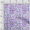 thumbnail image 2 of oneOone Georgette Viscose Medium Purple Fabric Text Sewing Craft Projects Fabric Prints By Yard 42 Inch Wide, 2 of 5