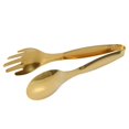 thumbnail image 2 of 3X Stainless Steel Food Tongs Gold Kitchen Utensils Buffet Cooking Tools BBQ Clips Bread Steak Tong, 2 of 8