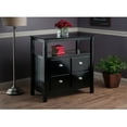 thumbnail image 4 of Winsome Timber Buffet Cabinet, Sideboard, Black - 20236, 4 of 8