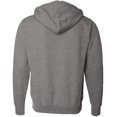 thumbnail image 2 of Independent Trading Co. Hooded Sweatshirt, XL, Gunmetal Heather, 2 of 3