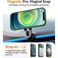 thumbnail image 5 of Entronix Heavy Duty Case For iPhone 12, 12 Pro, Translucent Matte Back, Magnetic Sturdy Case, Green, 5 of 5