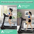 thumbnail image 3 of Gymax Folding Electric Treadmill 3.0HP Exercise Running Machine w/ App Control Red, 3 of 10