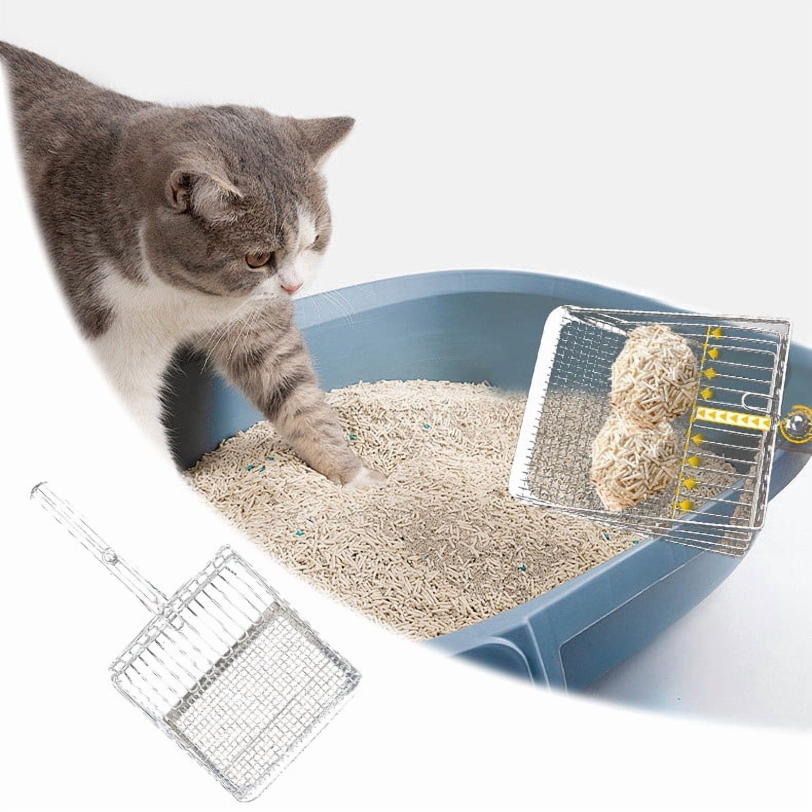 BKER Functional 2 In 1 Cat Litter Made Of Stainless Steel Lightweight And Durable Easy To Clean With An Ergonomic Handle Design A Pet Product For Cat Litter Boxes