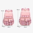 thumbnail image 3 of Ediodpoh Girls School Backpack For Grades 1-6 Lightweight Spine Support Large Capacity Bookbag For Ages 7-16 Light Purple, 3 of 6