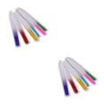 thumbnail image 2 of Ruiboury 6PCS/Set Nail File Frosted Lightweight Wear-resistant Sturdy Reusable DIY Handicrafts Glass Nail Art Manicure Tools 9cm 2Set, 2 of 6