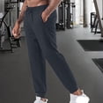 thumbnail image 4 of Dagugfen Pantalon Homme Taille Élastique Jambe Fuselée Ajusté Été Léger Décontracté Course Athlétique, 4 of 5