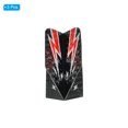 thumbnail image 3 of Unique Bargains Vols de Fléchettes Minces, Lot de 3 Accessoires de Fléchettes en Aluminium, Noir Rouge, 3 of 5