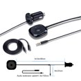 thumbnail image 3 of Bluetooth Car Kit Bluetooth Receiver, Bluetooth Hands-Free Audio Adapter Built-in Microphone Air Vent Clip, 2.1A USB Car Charger, 3 of 5