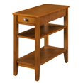 thumbnail image 1 of Convenience Concepts American Heritage Three-Tier End Table in Dark Walnut Wood, 1 of 4