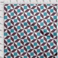 thumbnail image 3 of oneOone Georgette Viscose Fabric Triangle|Parallelogram & Square Geometric Print Fabric By Yard 42 Inch Wide, 3 of 4