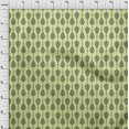 thumbnail image 3 of oneOone Velvet Lime Green Fabric Asian Floral Block Craft Projects Decor Fabric Printed By The Yard 58 Inch Wide, 3 of 3