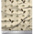 thumbnail image 1 of Soimoi Rayon Fabric Curve Diamond,Leaves & Floral Artistic Print Fabric by Yard 56 Inch Wide, 1 of 3
