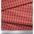 thumbnail image 3 of Soimoi Cotton Duck Fabric Stencil Floral Decor Fabric Printed Yard 42 Inch Wide, 3 of 3