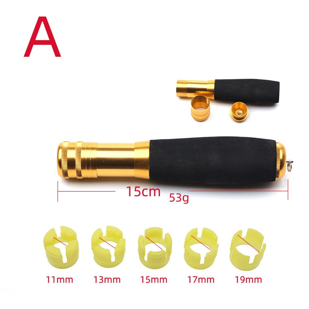 Hand Pole Fishing Rod Grip Aluminum Alloy Replaceable Grip DIY Non-slip Grip