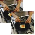 thumbnail image 1 of Oleegame 2PC Stick Pan Pan Liner High Temperature Frying Non Kitchen，Dining Bar Black, 1 of 8