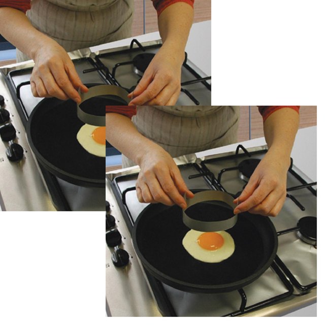 Oleegame 2PC Stick Pan Pan Liner High Temperature Frying Non Kitchen,Dining Bar Black