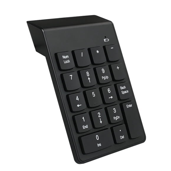 axGear Wireless Numeric Keypad Cordless Number Keyboard Pad 18 Keys 2.4G