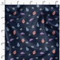 thumbnail image 2 of Soimoi Blue Heavy Canvas Fabric Insect Print Fabric by The Yard 58 Inch Wide, 2 of 6