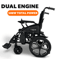 thumbnail image 4 of ComfyGO Fauteuil Roulant Électrique, Fauteuils Roulants Pliants Légers, Fauteuil Roulant Motorisé, Siège de 17′′ de Large, Poids de Charge Max 265, Convient à Tout Coffre, 4 of 6
