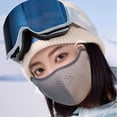 thumbnail image 2 of Masks for Women, Australian Velvet Skiing Warm Winter Cold Windproof Sunscreen Face Mask, 2 of 6