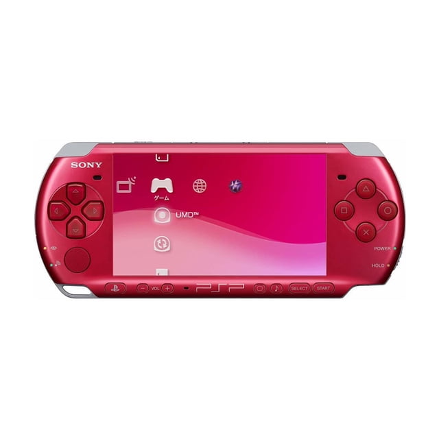 Sony PlayStation Console Portable PSP 3000 (Rouge) – PSP 3000 – Remis à Neuf