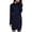 Navy, variant on cfhntfmh Sweater Dresses for Women Winter Warm Long Sleeve High Neck Pullover Tops Dress Loose Knitted Mini Dress