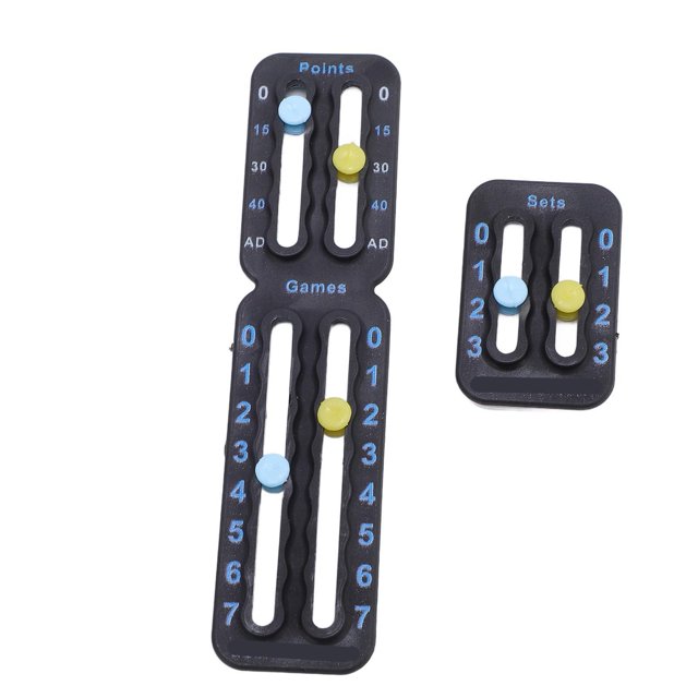 Tennis Score Keeper for Racket and Paddle, Small Score Board Portable Tennis Scorekeeper for Recording Points Games