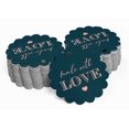 thumbnail image 2 of Inkdotpot 50 Pack Made With Love Text Favor Paper Tags Craft Real Rose Gold Foil Hang Tags, 2 of 6