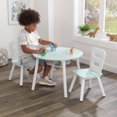 thumbnail image 3 of KidKraft Round Storage Table & 2 Chair Set - Mint, 3 of 9