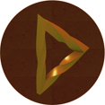 thumbnail image 1 of Ahgly Company Machine Washable Indoor Round Transitional Saddle Brown Area Rugs, 5' Round, 1 of 7