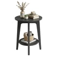 thumbnail image 4 of Round End Table Farmhouse Small Side Table Living Room Corner Table Drink Table Black, 4 of 9