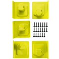 thumbnail image 3 of MesaSe 5Pcs Tool Mount Holder Plastic Electric Tool Battery Dock Holder Compatible with 18V Battery Tool Heavy Duty Power Tool Hanger with Screws for Workshop Garage, 3 of 9
