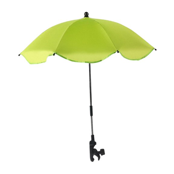 jinwen Clip on Umbrella Compact Plant Shade for Traveling Outdoor Activities Picnic Green