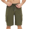 thumbnail image 2 of ohmzyzo Mens Swim Trunks Quick Dry Stretch Swim Shorts Mesh Lining Bathing Suits Swimwear Beach Shorts with Pockets, 2 of 6